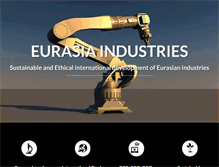 Tablet Screenshot of eurasia-industries.com